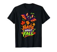 Bats About Fall Petite Chauve-Souris Feuilles Automne T-Shirt