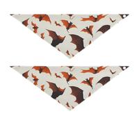 Bats in Orange Pet Good Breathability Lot de 2 pour un cadeau Animaux de compagnie de différentes tailles 50,8 × 17,8 cm