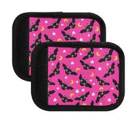 Bats noirs mignons pour poignée de bagage, étiquettes pour valises, 15 x 10,9 cm
