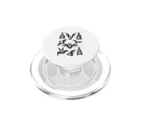 Bats Y2K Tatouage Style rétro années 90 PopSockets PopGrip pour MagSafe