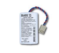 BATSÉCUR - Pile Alarme BAT05 Compatible BATLi05 et D8904 pour Daitem - 3.6V 5.4Ah Li-SOCl2