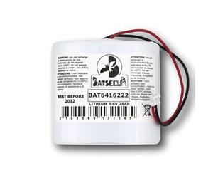 BATSÉCUR - Pile Alarme BAT6416222 Compatible Delta Dore 6416222, BP CS 8000 Tyxal+, Bat CS 8000-SI-SEFIO3 Tyxal+ - 3.6V 26Ah Li-SOCl2
