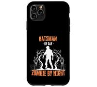 Batsman by Day Zombie by Night Fun Halloween Creepy Cricket Coque pour iPhone 11 Pro Max