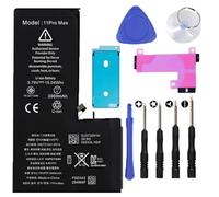 Batt - Kit de remplacement de batterie pour iPhone 11 Pro Max comprenant un autocollant étanche, un tournevis, une ventouse, un outil de levier - Réparation de smartphone, réparation de batterie,