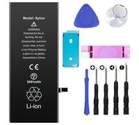Batt - Kit de remplacement de batterie pour iPhone 8 Plus comprenant un autocollant résistant à l'eau, un tournevis, une ventouse, un outil de levier - Réparation de smartphone à faire soi-même,
