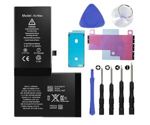 Batt - Kit de remplacement de batterie pour iPhone XS MAX comprenant un autocollant étanche, un tournevis, une ventouse, un outil de levier - Réparation de smartphone à faire soi-même, réparation de