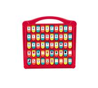 Battat - Alphabet Cache-Cache - Alphabet Pop-Up - 50 Rabats de Lettres et d'images - Formes, Couleurs et Lettres - Jouet éducatif et d'apprentissage - 3 Ans et +