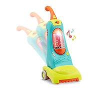 Battat - Aspirateur Clean n' Sing - Lumières et Sons - Jouet aspirateur Musical avec 2 chansons - Jeu de rôles et activités, 2 Ans Plus, Blue & Yellow