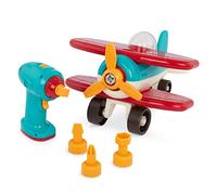 Battat &ndash Take-Apart Airplane &ndash Toy Vehicle Assembly Playset With Functional Battery-Powered Drill - Early Childhood Developmental Skills Toy For Kids Aged 3 And Up