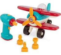 Battat – Jeu d'assemblage Avion à démonter – Perceuse fonctionnelle alimentée par piles – Dès 3 ans
