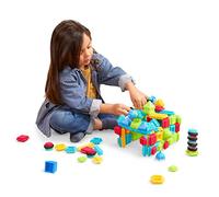 Battat – Ensemble de construction de base, 112 pièces – Blocs emboîtables STIM – 2+ ans