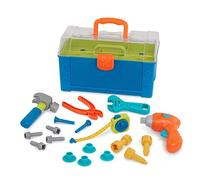Battat - Kids Tool Set - Pretend Construction Toys - Durable Toy Tools - Toddler Tool Box - 3 Years + - Busy Builder Tool Box