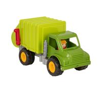 Battat – Benne à ordure – 2 poubelles, conducteur, roues caoutchouc – Vert citron – 18+ mois – 4
