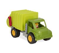 Battat - Garbage Truck With 2 Garbage Bins And 1 Driver - Toy Trucks For Toddlers 18m+ (4-Pcs)