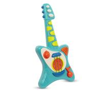 Battat - Guitare Lil' Rocker - Guitare Bleue avec livret de chansons - Modes Acoustique, électrique et chansons, Tout-Petits, Enfants, 2 Ans Plus