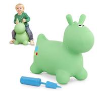 Battat - Hoppin' Dino - Château Gonflable - Pompe à air Incluse - Animal Gonflable - Doux et sûr - 18 Mois et +