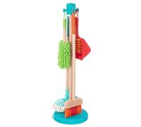 Battat - Sweep n' Clean - Kit de Jeu Nettoyage pour Enfants - Jouets de Nettoyage pour Les Enfants - Balai, serpillière, Brosse, Pelle à poussière, plumeau, 2 Ans Plus