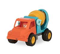 Battat Cement Mixer Truck with Working Movable Parts and Driver - Toy Trucks for Toddlers 18m+