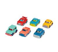 Battat – Mini véhicules Wonder Wheels VE1037Z – Lot de 6, matériaux recyclables, 1 an+