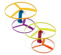 Battat - Skyrocopter - Jouet Disque Volant - 2 lanceurs et 4 disques - Hélicoptère - Jouets d'extérieur pour l'été, 3 Ans Plus