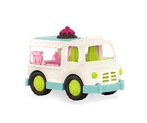 Battat - Wonder Wheels - Jouet Camion de crème glacée pour Tout-Petits et Enfants - Jouet Fourgon à Glace - Jouer à Faire Semblant - Matériaux recyclables - 1 an et +