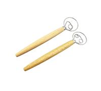 Batte à œufs batte à pain batteur à main en acier inoxydable batte à pain batteur danois pour la maison, la boulangerie pour battre les œufs, pétrir la pâte, faire du pain et des pâtisseries