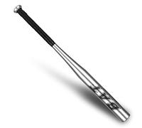 Batte de Baseball Aluminium 34 Pouces Bleu Noir Argent au Choix Batte Base-Ball métal Adulte Pro Léger pour Exercice Joueurs Jeu Homme Femme 86cm de Longueur Solide Durable à la Mode (Argent)