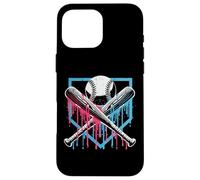 Batte de Baseball pour Homme, garçon, Enfant, Adolescent Coque pour iPhone 16 Pro Max