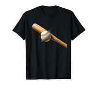 Batte de Baseball Qui Frappe Une Balle pour garçons et Filles Cool Home Run Baseball T-Shirt