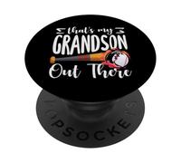 Batte de Baseball « Thats My Grandson Out There » PopSockets PopGrip Adhésif