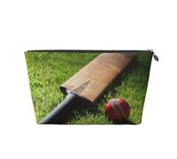 Batte et Balle de Cricket, Trousse de Toilette Trousse de Maquillage Sac à cosmétiques Trousse de Toilette de Voyage Portable