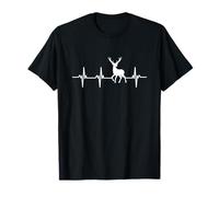 Battement cœur chevreuil humour chasse homme drole T-Shirt