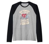 Battement De Coeur Seringue Et Beaucoup D Amour Manche Raglan