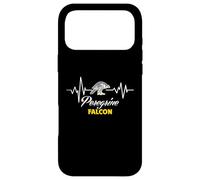 Battement de cœur avec Un fauçon pèlerin, Oiseaux, fauconnerie, Observation d'oiseaux Coque pour iPhone 17 Pro Max