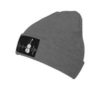 Battement De Cœur De Violoncelle Vintage Drôle Homme Femme Bonnet À Revers Classique Bonnets De Ski Doux Bonnet d'hiver pour Ski Cyclisme Course