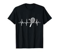 Battement de cœur du tennis pour le joueur de tennis T-Shirt