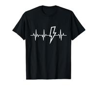 Battement de cœur d'un électricien Technicien en électricité T-Shirt Graphique avec Valeur