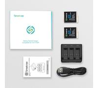 Batteria 2 confezioni da 1800 mAh,compatibile Con GoPro Hero 12,GoPro Hero 11,GoPro Hero 10 e GoPro Hero 9,3 canali,batteria Veloce compatibile Con GoPro Hero 12/11/10/9