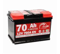 Batteria AGM Speed 70Ah 760A Start&stop