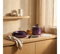 Batterie de cuisine Arthur Martin Batterie amovible 10 pièces aubergine am1816 Aubergine