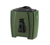 Batterie 10000mAh, Durée De Vie La Super Longue 21 Heures, Ventilateur Taille, Prise en Charge du Chargement des Appareils Mobiles, Affichage Numérique Indiquant Puissance Pince Mains Libres(Green)