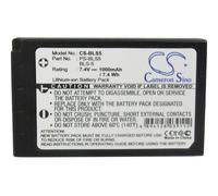 Batterie 1000mAh BLS-5 PS-BLS5 BLS-50 Pour Olympus E-PC2 E-PL5 E-PL6 E-PL7 E-PL8