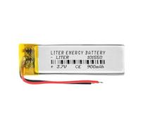 Batterie 101550 LiPo 3.7V 900mAh 3.33Wh 1S 5C Liter Energy Battery pour l'électronique Rechargeable Téléphone Portable Smartwatch GPS - Ne Convient Pas à la Radiocommande 52x15x10mm (900mAh|101550)