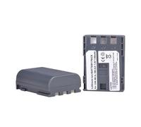 Batterie 1100mAh NB 2LH NB-2L BP-2L5 + LED Double Chargeur USB Intégré, Compatible For Canon. For Rebel XT XTi EOS 350D PowerShot S50 G9 EOS 350D 400D(2xBattery)