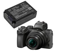 Batterie 1280mAh type EN-EL25 VFB12502 Pour Nikon Z FC Mirrorless, Z30 Z50 ZFC