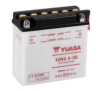 Yuasa Battery Batterie 12N5.5-3B 12 V 5,5 Ah – conventionnelle avec entretien (lg135xl60xh130)