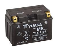Yuasa Yt12a Agm Battery Argenté