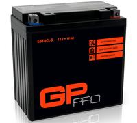 GP-PRO GB16CL-B 12V 9Ah GEL Batterie de démarrage (compatible avec YB16CL-B / CB16CL-B) (Sans entretien/Scellé) Moto Accumulateur