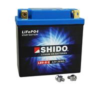 BATTERIE 12V 3 Ah LB9-B SHIDO LITHIUM ION PRETE A L'EMPLOI (Lg134xL75xH134)
