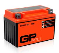 GP-PRO GTX9-BS 12V 9Ah GEL Batterie de démarrage (semblable à YTX9-BS / 50812) (Sans entretien / Scellé) Moto Scooter Accumulateur